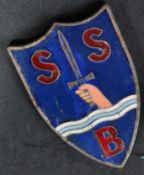 WWII SECOND WORLD WAR INTEREST - SBS SPECIAL BOAT SERVICE BADGE
