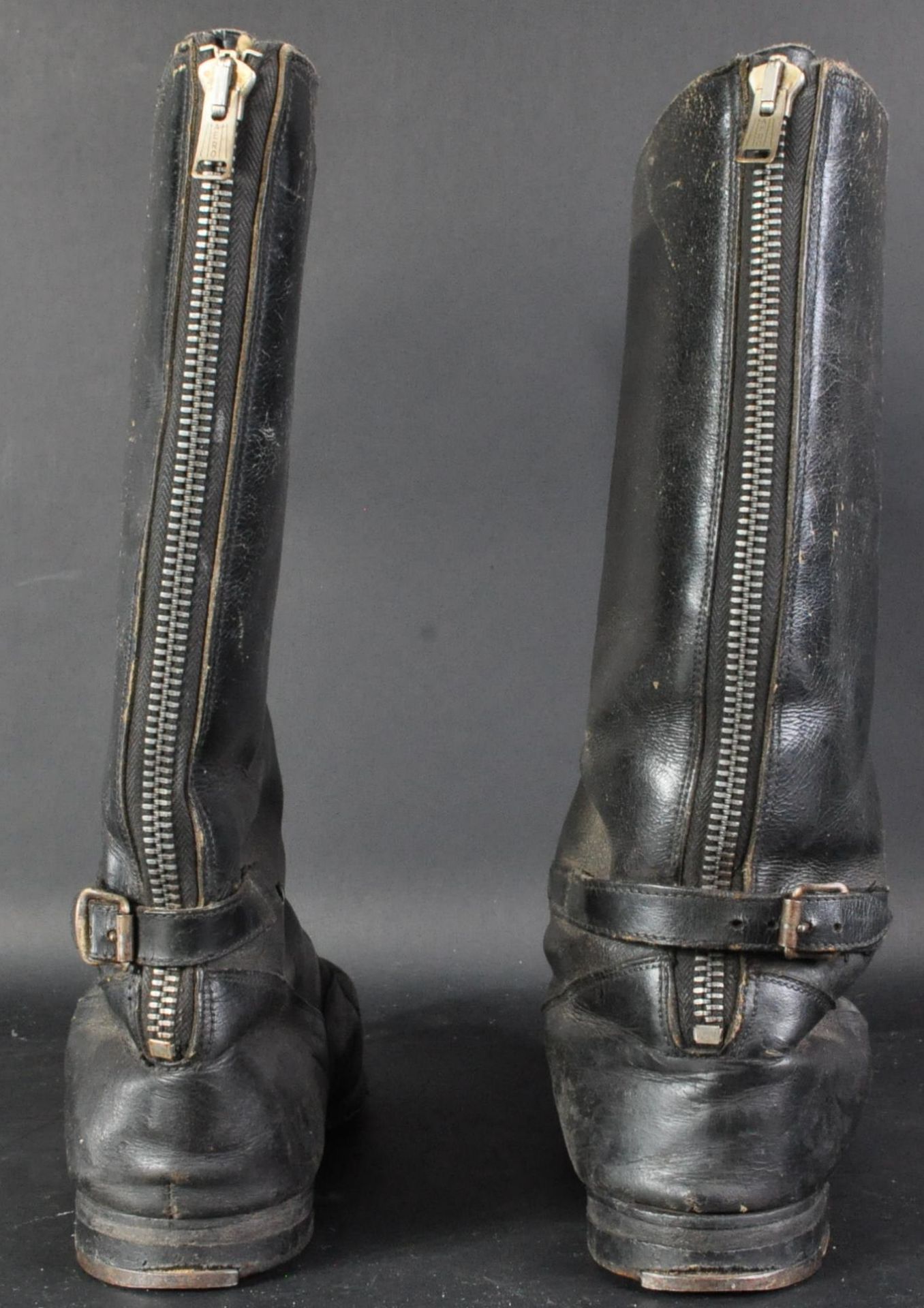 WWII SECOND WORLD WAR RAF / AVIATOR'S LEATHER BOOTS - Image 3 of 7