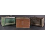 COLLECTION OF 20TH CENTURY AMMUNITION CANNISTERS / TINS
