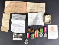 WWII SECOND WORLD WAR - POLISH INTEREST MEDAL GROUP & ITEMS
