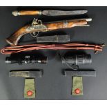 COLLECTION OF ASSORTED MILITARY RELATED ITEMS
