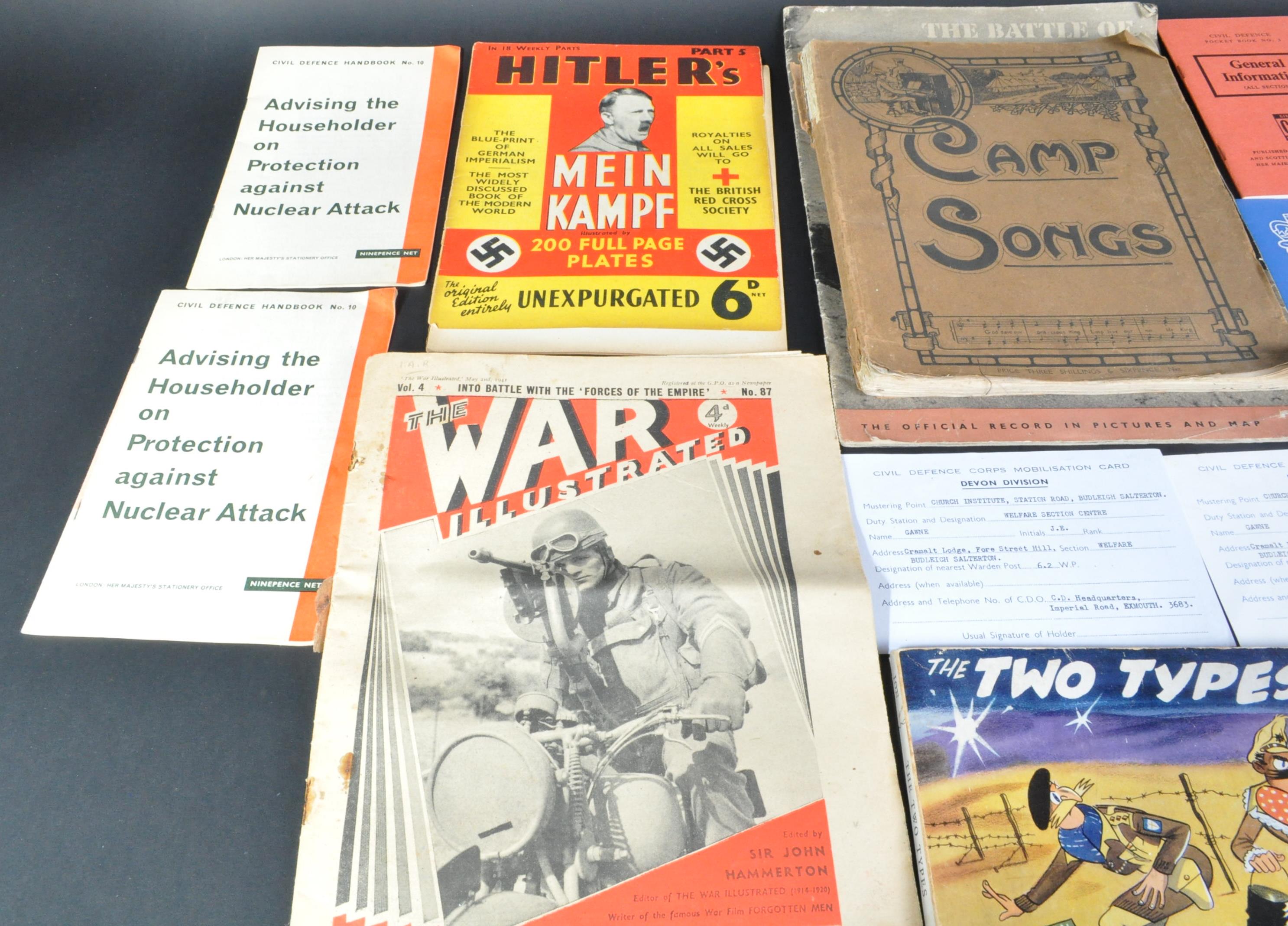 WWI & WWII WAR RELATED EPHEMERA & PUBLICATIONS - Image 2 of 10