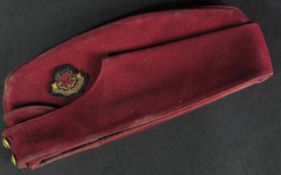 WWII SECOND WORLD WAR QUEEN'S LANCASHIRE REGIMENT SIDE CAP