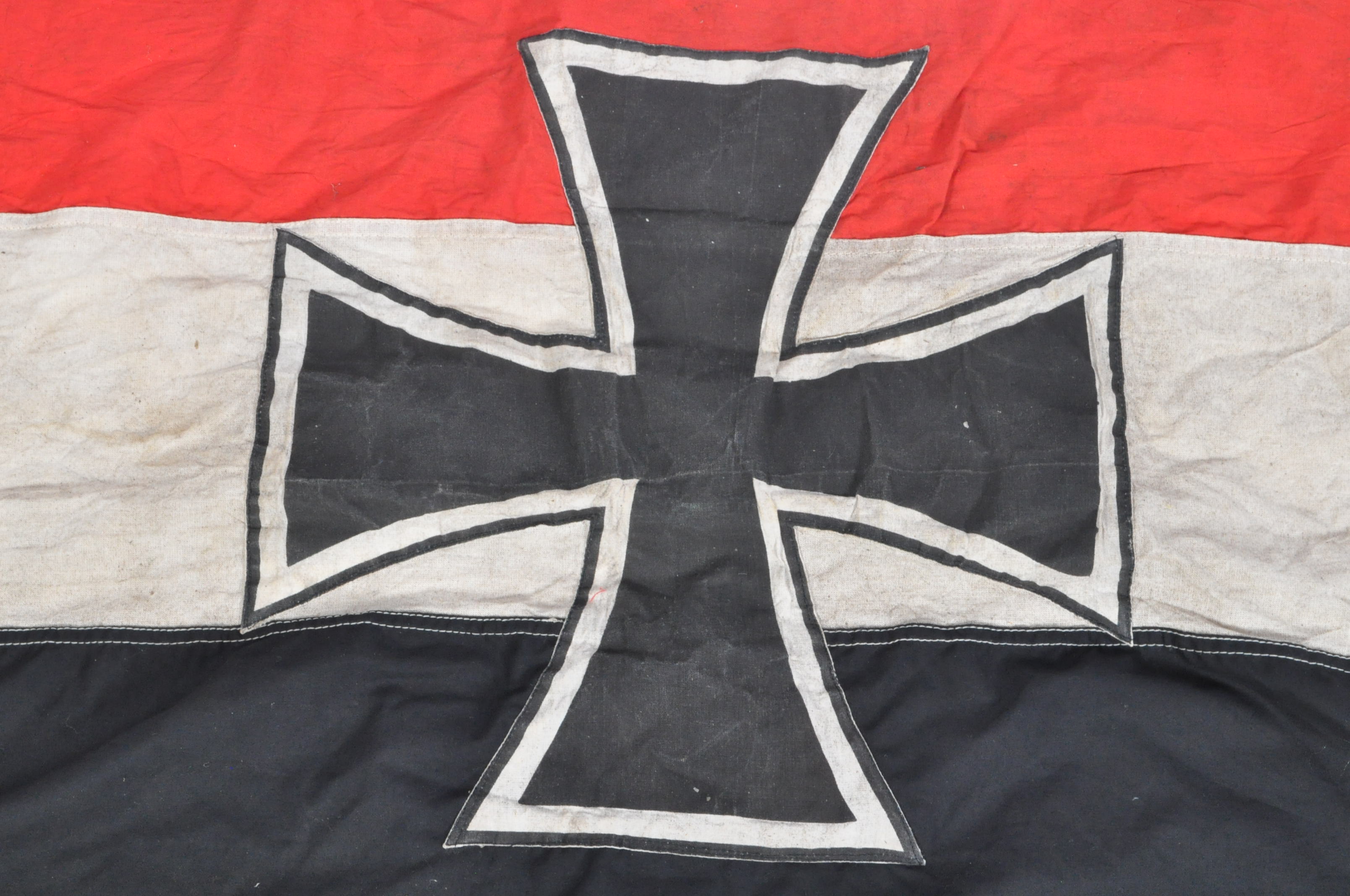 WWI FIRST WORLD WAR IMPERIAL GERMAN NAVY KRIEGSMARINE FLAG - Image 3 of 5