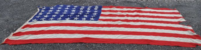 WWII SECOND WORLD WAR US ARMY FLAG - BELIEVED FROM LANDING CRAFT