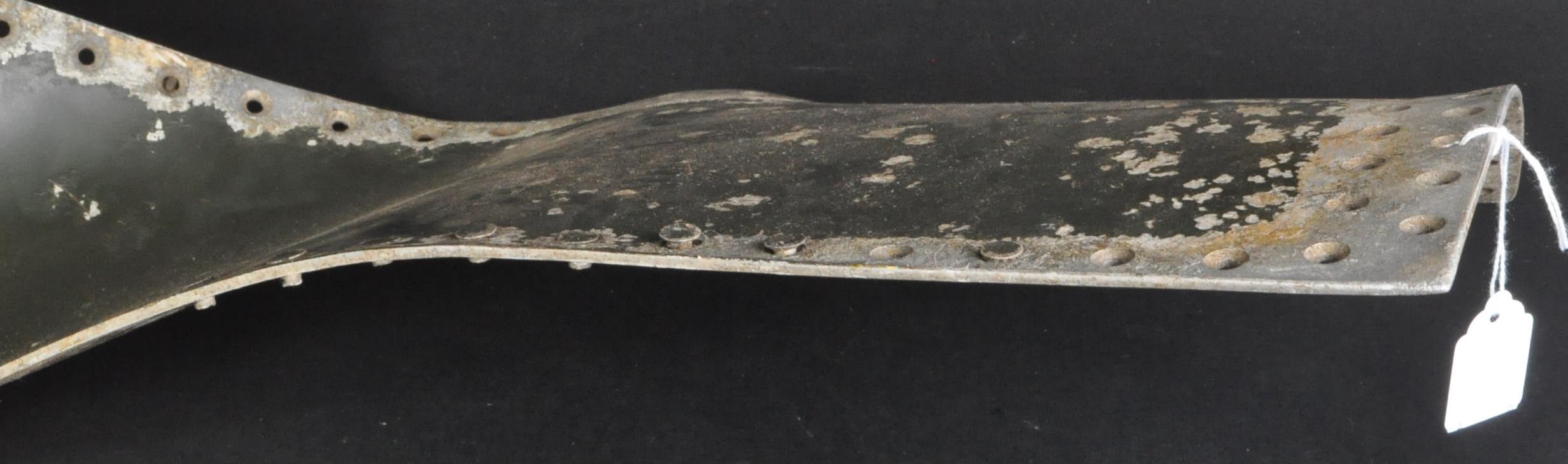 WWII INTEREST - LARGE SECTION OF RELIC ' TAIL FIN ' AIRCRAFT PANELLING - Image 7 of 7