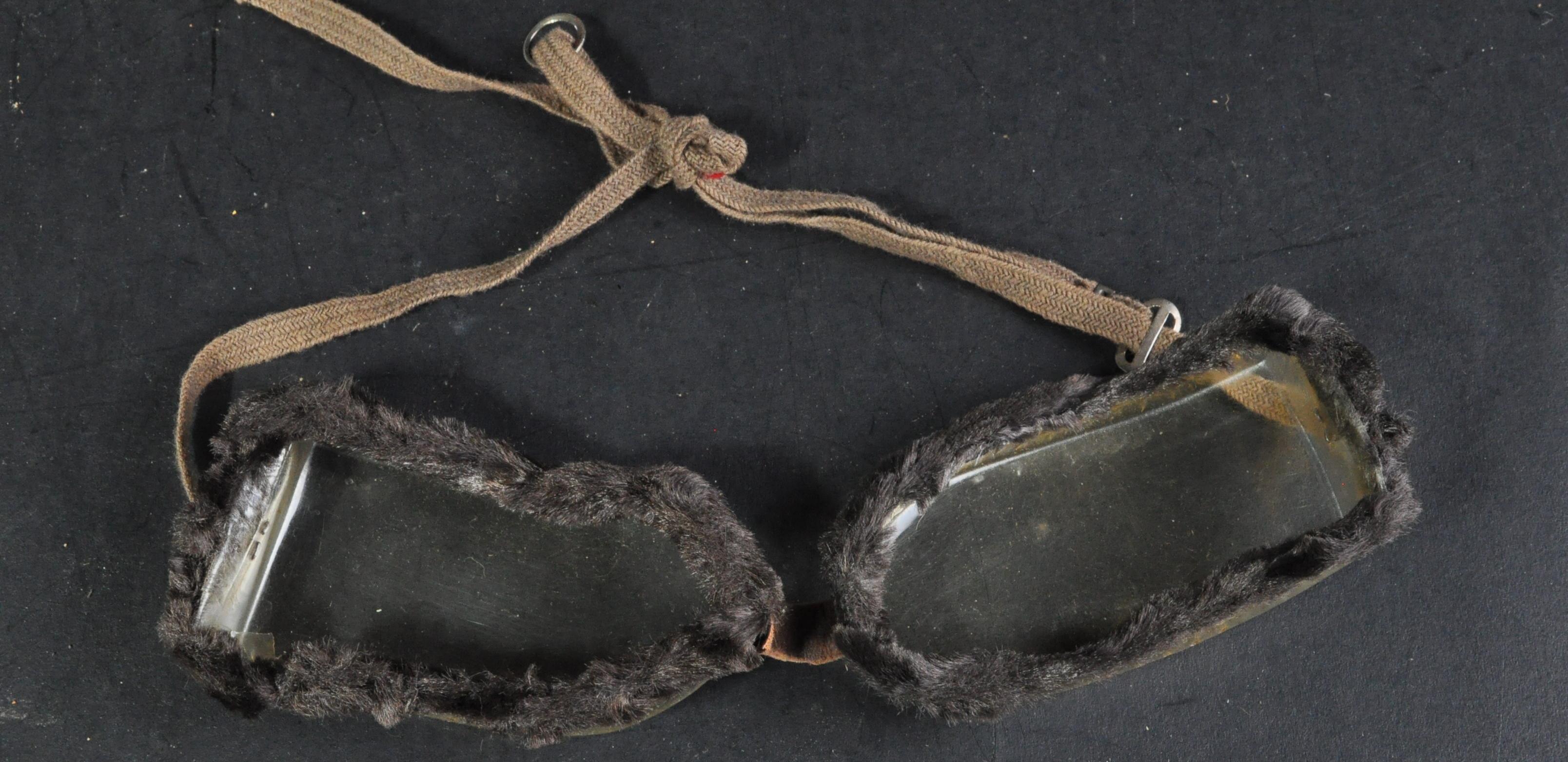 WWI FIRST WORLD WAR RFC FLYING CORPS HELMET & GOGGLES - Image 5 of 10