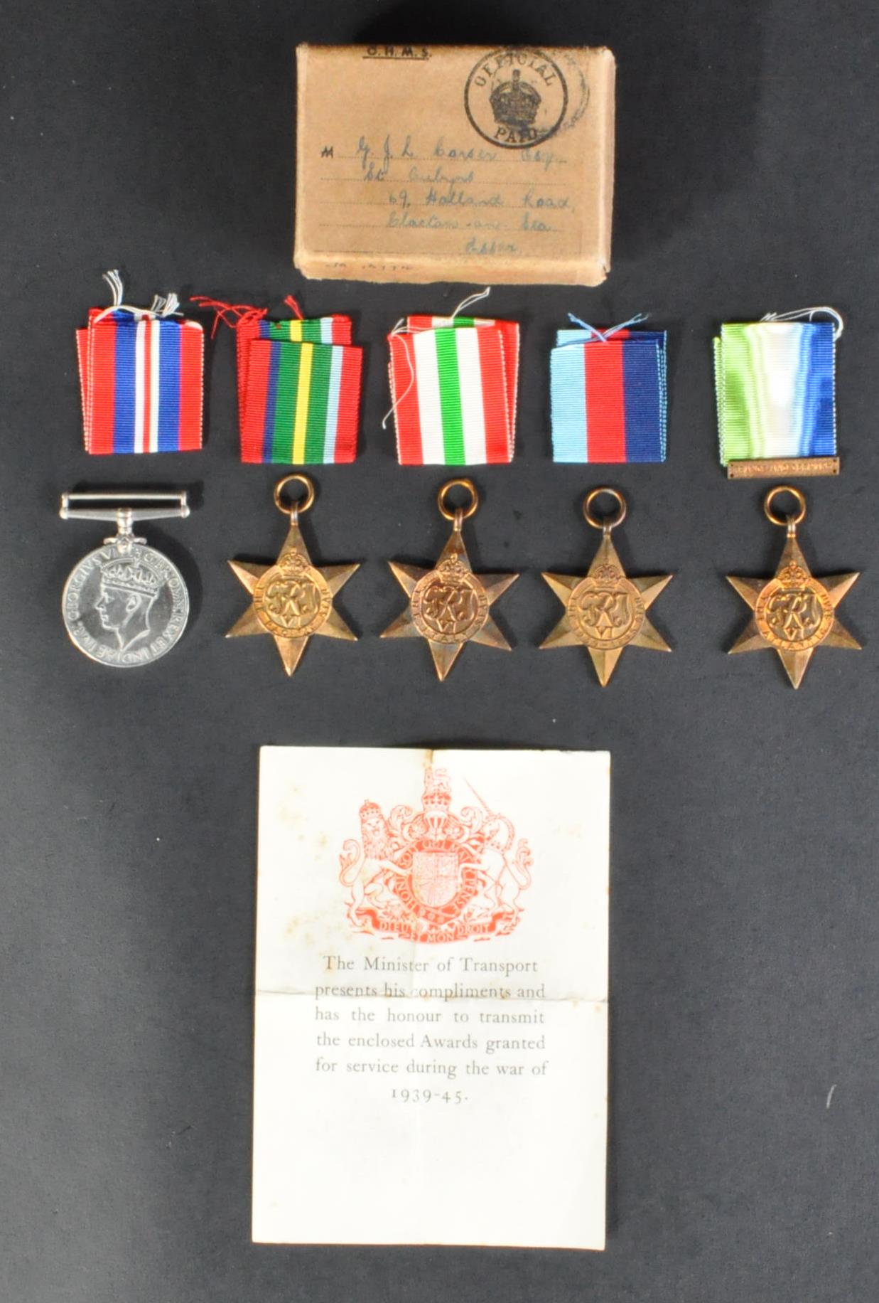 WWII SECOND WORLD WAR ROYAL MARINES INTEREST MEDAL GROUP