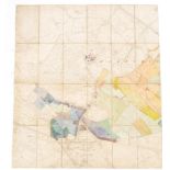 WWI FIRST WORLD WAR INTEREST ROYAL GARRISON ARTILLERY MAP