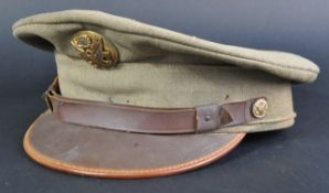 WWII SECOND WORLD WAR USAAF CRUSHER UNIFORM CAP WITH BADGE