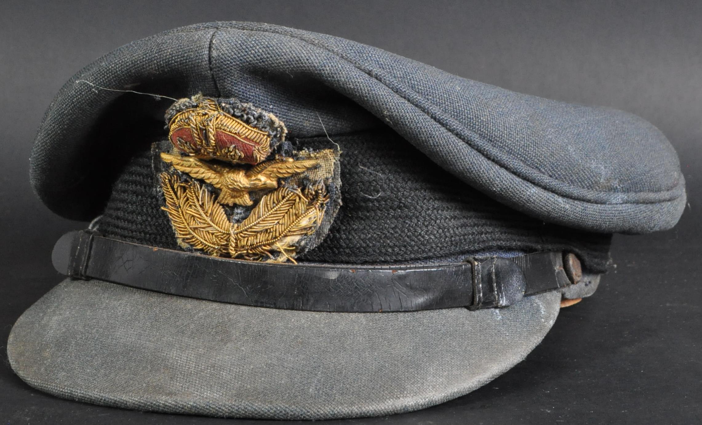 WWII SECOND WORLD WAR RAF ROYAL AIR FORCE CRUSHER UNIFORM CAP