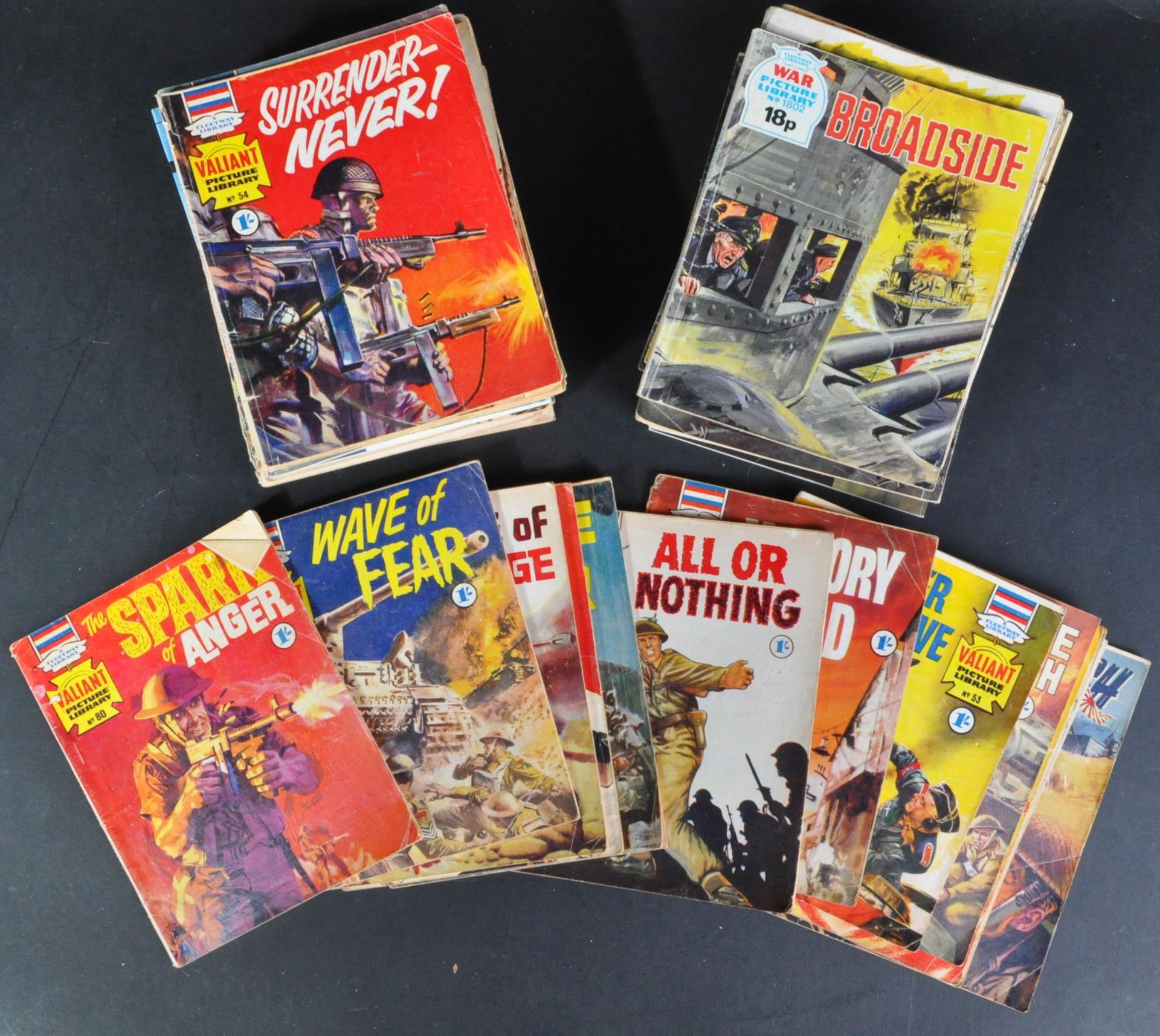 COLLECTION OF WWII RELATED COMIC BOOKS ETC