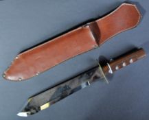 SIEGE OF THE ALAMO - LARGE 16" BOWIE TYPE FIGHTING KNIFE