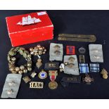 COLLECTION OF ASSORTED WWII & LATER MILITARY ITEMS