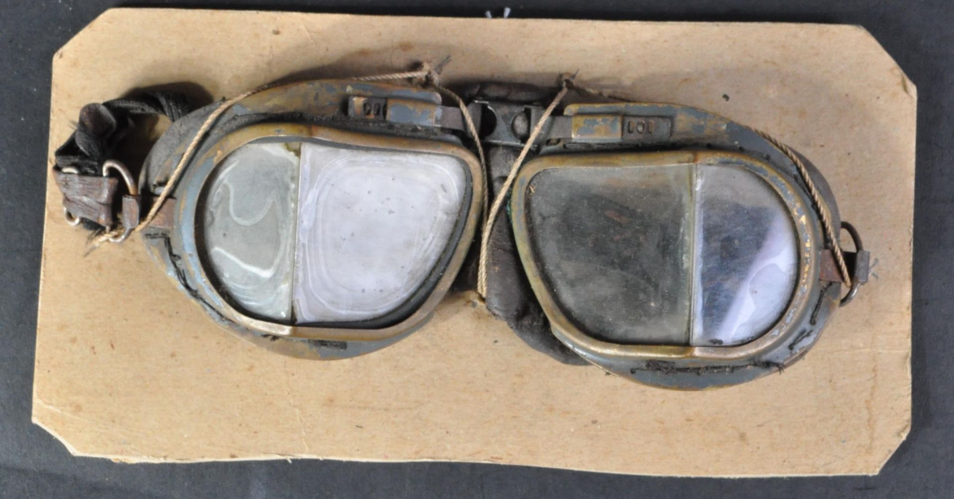 DAMBUSTERS / 617 SQN - PAIR OF FLYING GOGGLES FROM WRECKAGE - Image 3 of 6
