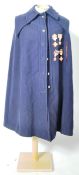 POST WWII NURSES CLOAK / CAPE WITH COLLECTION OF MEDALS