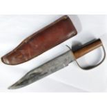 WWII SECOND WORLD WAR LARGE BOWIE / JUNGLE KNIFE