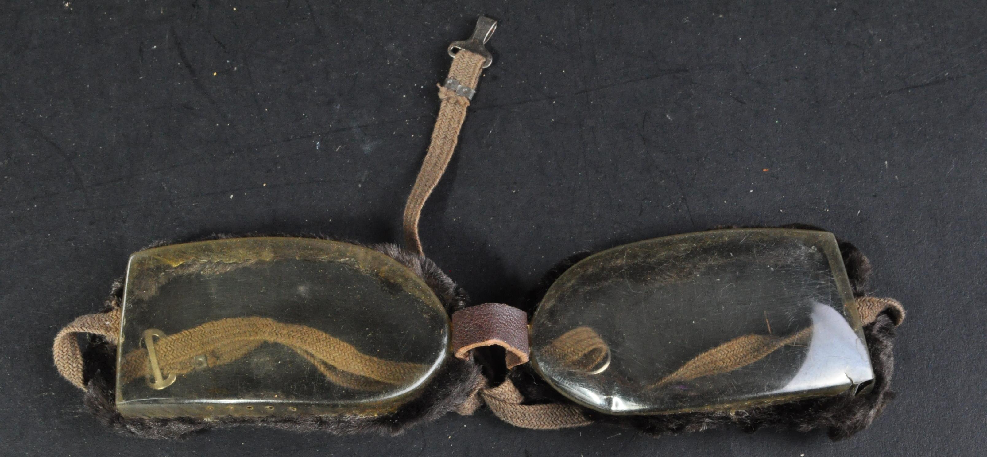 WWI FIRST WORLD WAR RFC FLYING CORPS HELMET & GOGGLES - Image 4 of 10
