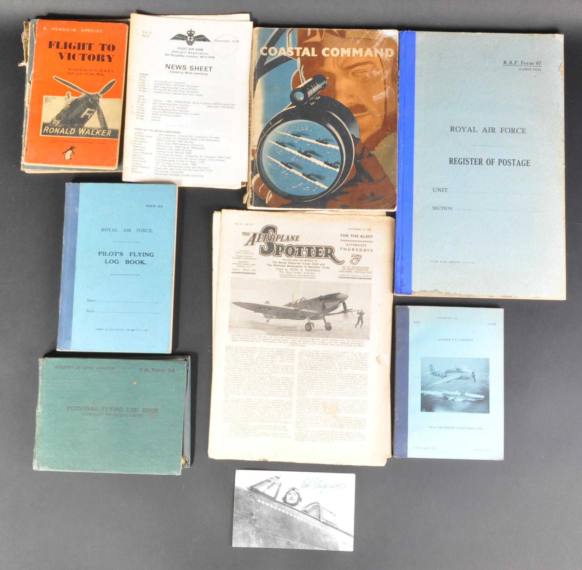 WWII SECOND WORLD WAR RELATED EPHEMERA - ROYAL AIR FORCE ETC