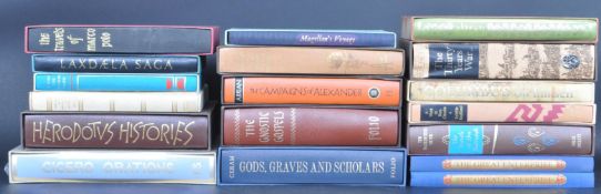 FOLIO SOCIETY - LARGE COLLECTION OF HISTORICAL RELATED BOOKS