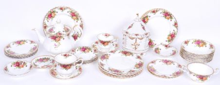 COLLECTION OF VINTAGE ROYAL ALBERT OLD COUNTRY ROSES