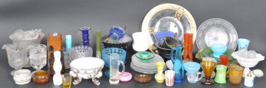 COLLECTION OF 19TH CENTURY AND LATER DECORATIVE GLASS