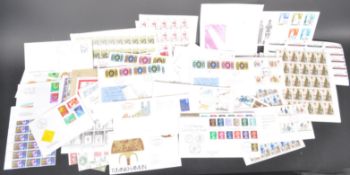 COLLECTION OF VINTAGE 20TH CENTURY UNFRANKED STAMPS & FIRST DAY COVERS