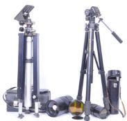 PAIR OF USSR TELESCOPES & TRIPOD STANDS