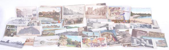COLLECTION OF VINTAGE 20TH CENTURY BLACK AND WHITE POSTCARDS