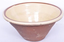 LARGE VICTORIAN CERAMIC MIXING BOWL