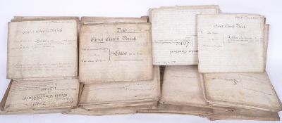 A COLLECTION OF 18TH & 19TH INDENTURES & DOCUMENTS