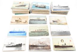 LARGE COLLECTION OF SHIPPING POSTCARDS