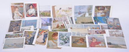 LARGE COLLECTION OF ART REFERENCE COLOUR CARDS