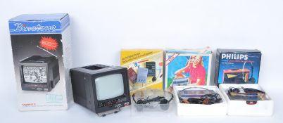 RETRO 1980'S BINATONE MOBILE 5 TV & QUESTAR WALKMAN