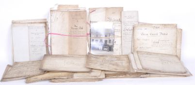COLLECTION OF 18TH & 19TH INDENTURES & DOCUMENTS