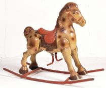VINTAGE 20TH CENTURY CHILDRENS ROCKING HORSE