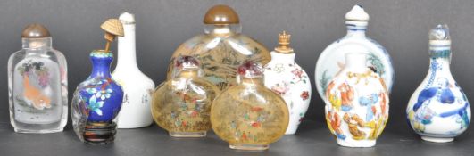 COLLECTION OF VINTAGE 20TH CENTURY CHINESE SCENT BOTTLES