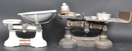 MID 20TH CENTURY HAMSHAW & SONS BUTCHERS SCALES & ANOTHER