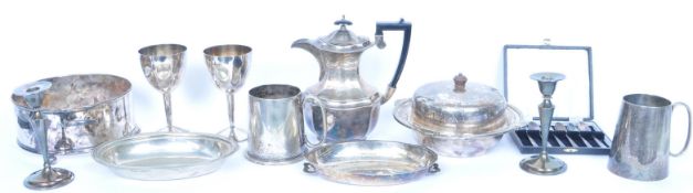 COLLECTION OF EARLY 20TH CENTURY SILVER PLATE