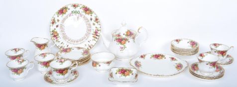 VINTAGE ROYAL ALBERT OLD COUNTRY ROSES TEA SERVICE