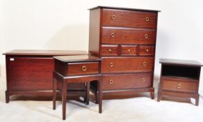 STAG MAHOGANY MINSTREL PATTERN BEDROOM SUITE