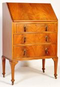 1940'S QUEEN ANNE REVIVAL MAHOGANY WRITING BUREAU