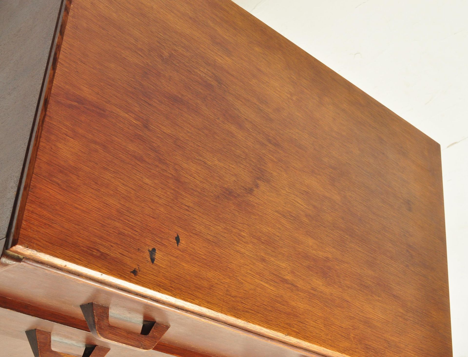 ERNEST GOMME FOR G-PLAN TEAK SECRETAIRE BUREAU CABINET - Image 7 of 8