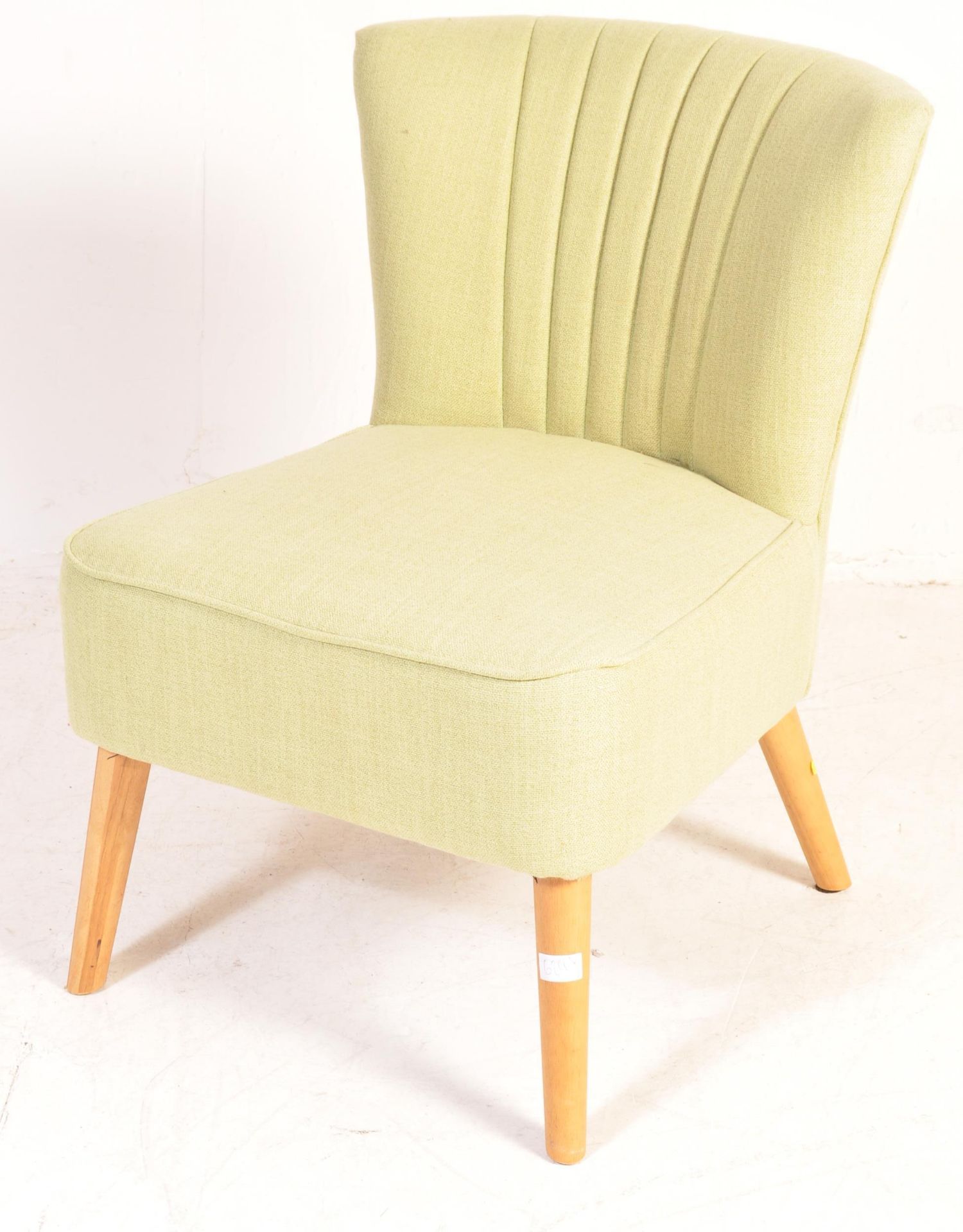 MID CENTURY RETRO 1950'S BOUDOIR COCKTAIL CHAIR - Image 2 of 6