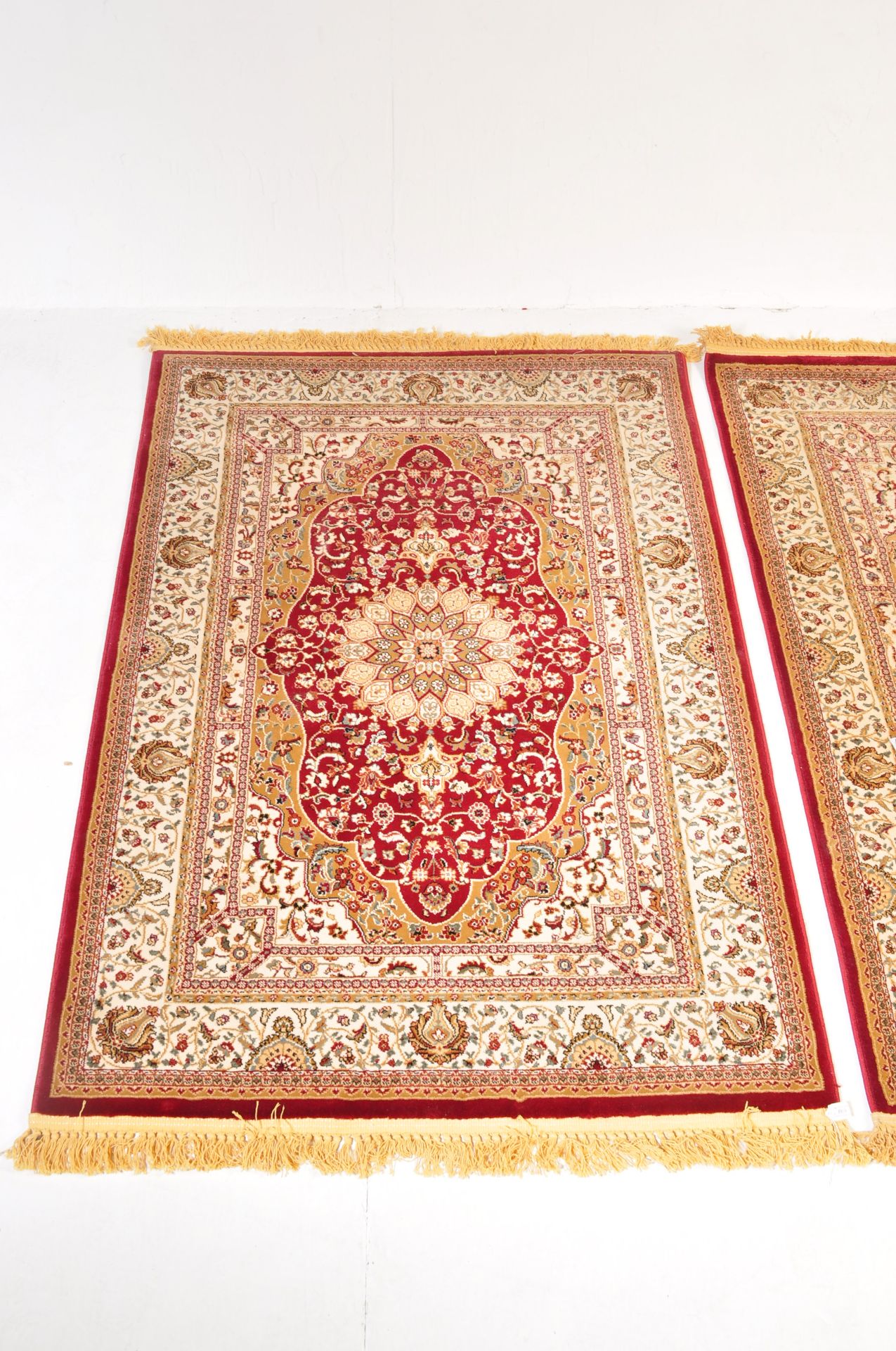 TWO CONTEMPORARY PERSIAN ISLAMIC RUGS - Image 2 of 8