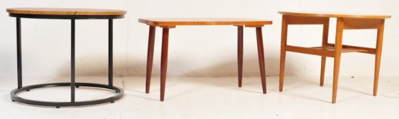 COLLECTION OF THREE RETRO MID 20TH CENTURY COFFEE / SIDE TABLES