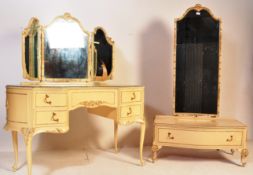 20TH CENTURY LOUIS 16TH CENTURY STYLE DRESSING TABLE