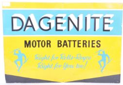 DAGENITE BATTERIES - ROLLS ROYCE - VINTAGE ADVERTISING SIGN