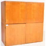 MID CENTURY DANISH INSPIRED TEAK WALL MOUNTED CABINETS