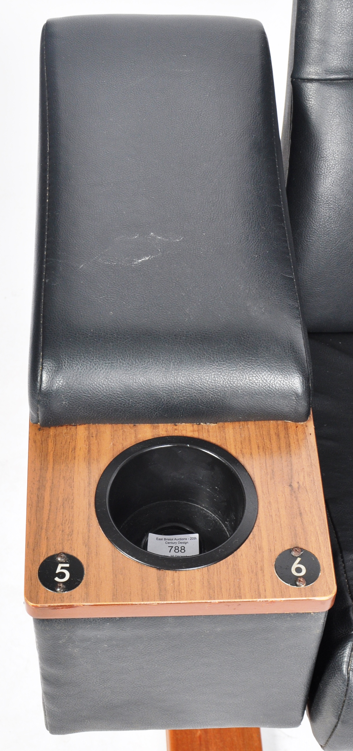 20TH CENTURY LARGE HOME CINEMA / GAMING CHAIR - Image 5 of 11